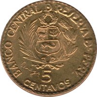 5 Centavos obverse