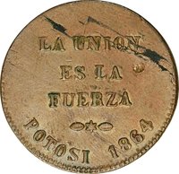 2 Centésimos obverse