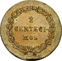 2 Centésimos reverse