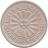 5 Centavos obverse