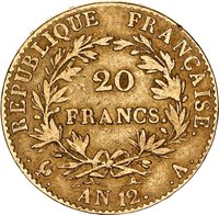 20 Francs reverse