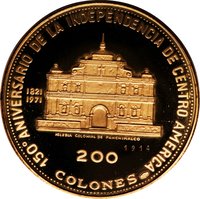 200 Colones reverse