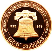 1000 Córdobas reverse
