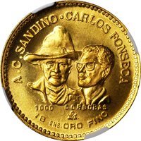 1000 Córdobas reverse