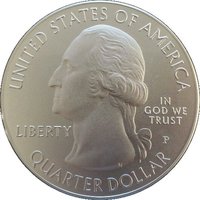 ¼ Dollar obverse