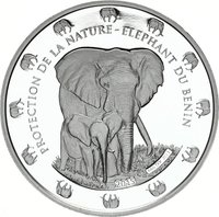 1000 Francs CFA reverse