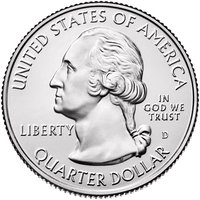 ¼ Dollar obverse