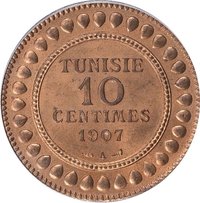10 Centimes reverse