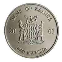 5000 Kwacha obverse