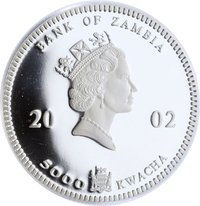 5000 Kwacha obverse