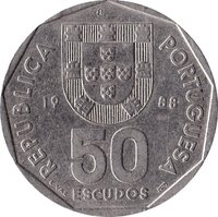 50 Escudos obverse