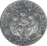 2000 Lire reverse