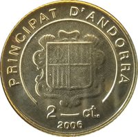2 Cèntims obverse