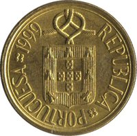 5 Escudos obverse