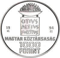 1000 Forint obverse