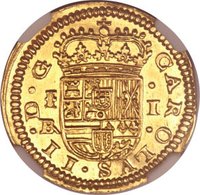 1 Escudo obverse