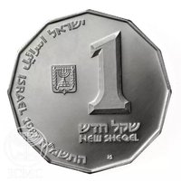 1 New Sheqel obverse
