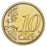 10 Euro Cents reverse