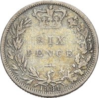 6 Pence reverse