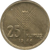 25 Kuruş reverse