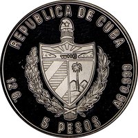 5 Pesos obverse