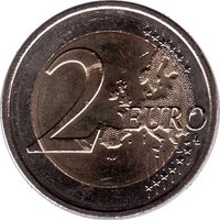 2 Euros reverse