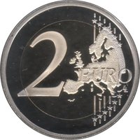 2 Euro reverse