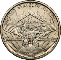 ½ Dollar reverse