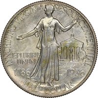 ½ Dollar reverse