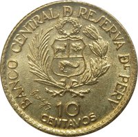 10 Centavos obverse