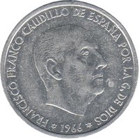 50 Centimos obverse