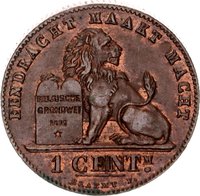 1 Centime reverse