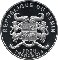 1000 Francs CFA obverse