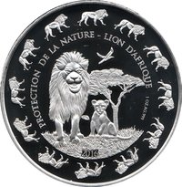 1000 Francs CFA reverse