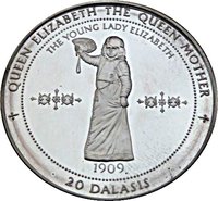 20 Dalasis reverse