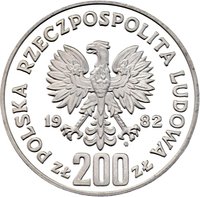 200 Zlotys obverse