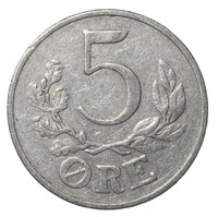 5 Øre reverse