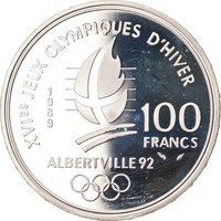100 Francs reverse