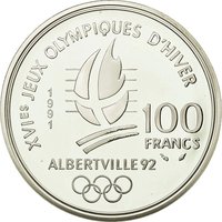 100 Francs reverse