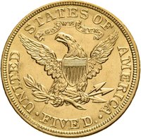 5 Dollars reverse