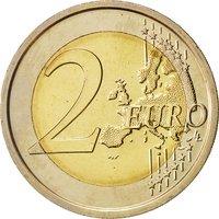 2 Euro reverse