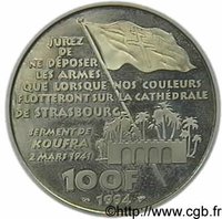 100 Francs reverse