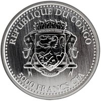 5000 Francs CFA obverse