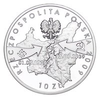 10 Zlotys obverse