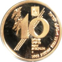 10 New Sheqalim obverse