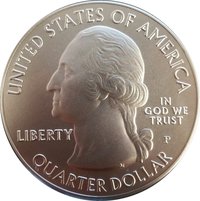 ¼ Dollar obverse