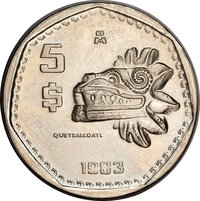 5 Pesos reverse