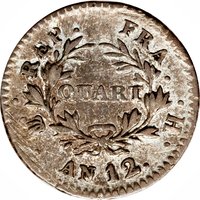 ¼ Franc reverse