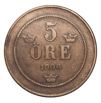 5 Öre reverse