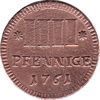4 Pfennigs reverse